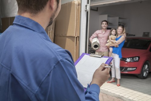 Local removals planning for apartment access in Belgium