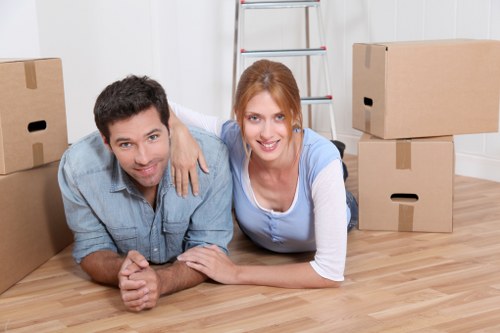 Local office movers handling commercial relocation in Belgium