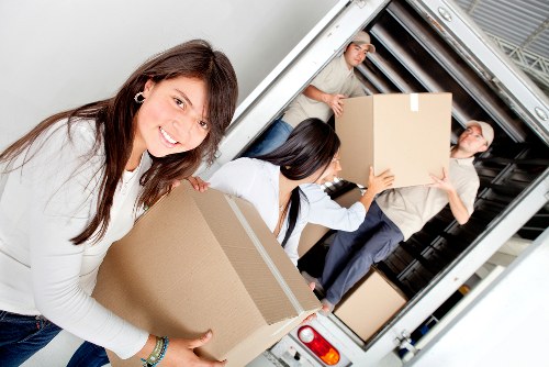 Removal van transport for home and office items across Belgium