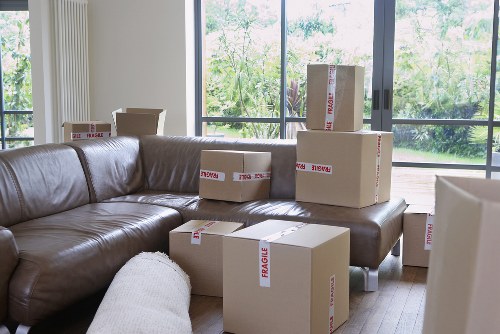 Team loading household items for a local removal in Belgium