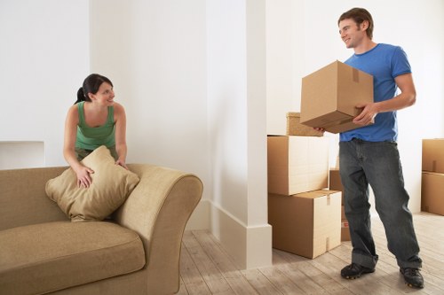 Careful handling of household items during a Belgium move